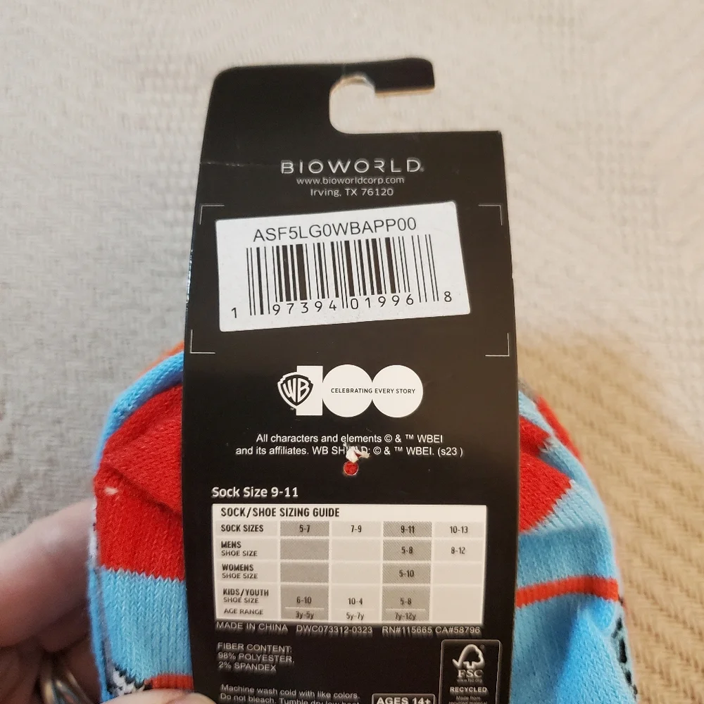Bugs Bunny Warner Brothers Mix & Match Women's Ankle Socks‎ 5 Pairs New